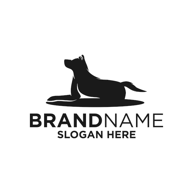 Chien Logo Design Modèle Inspiration Illustration Vectorielle