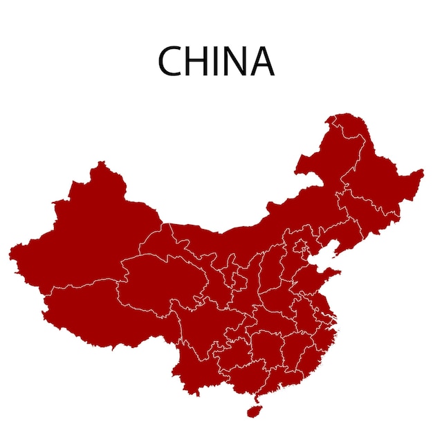 Vecteur china map