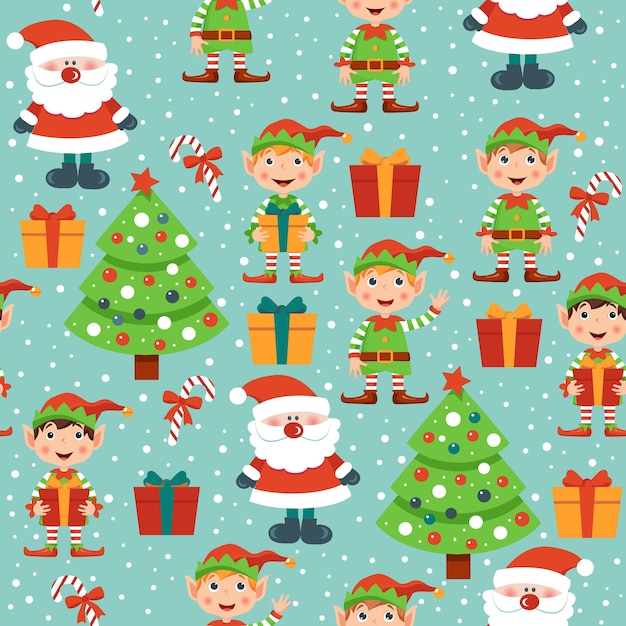 Christmas pattern transparente