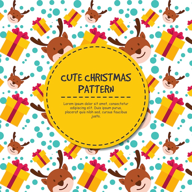 Vecteur chritsmas pattern