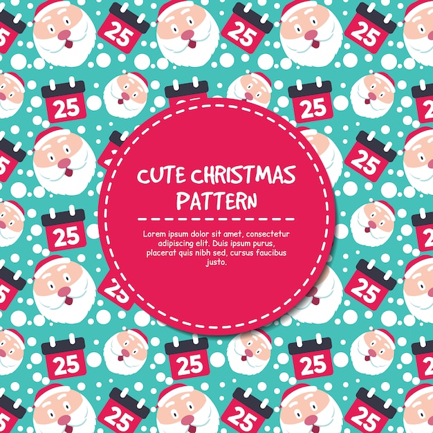 Vecteur chritsmas pattern