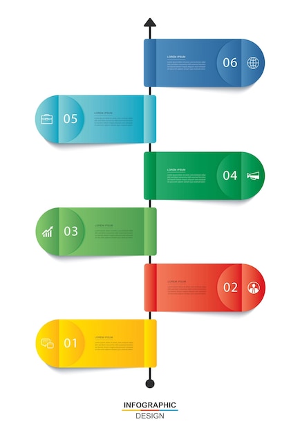 Chronologie De L'onglet Infographie Pour Une Entreprise Prospère Avec Un Modèle De Données à 6 Chiffres