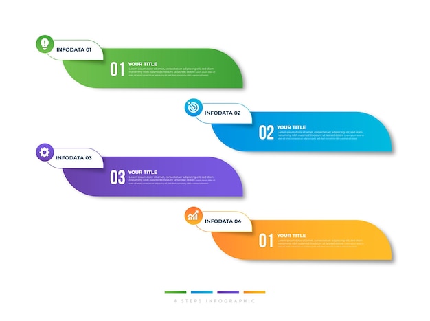 Chronologie De Présentation D'entreprise Conception De Modèle D'infographie