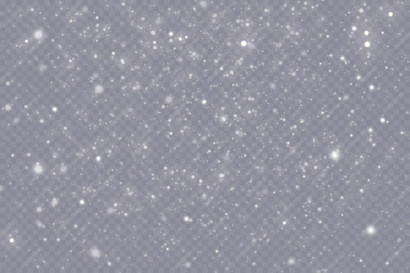 Chute De Neige. Fond De Noël. Tempête De Neige. Fond Transparent. Effet