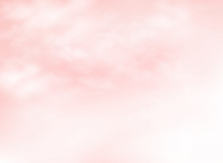 Vecteur ciel de corail vivant rose clair avec fond de nuages