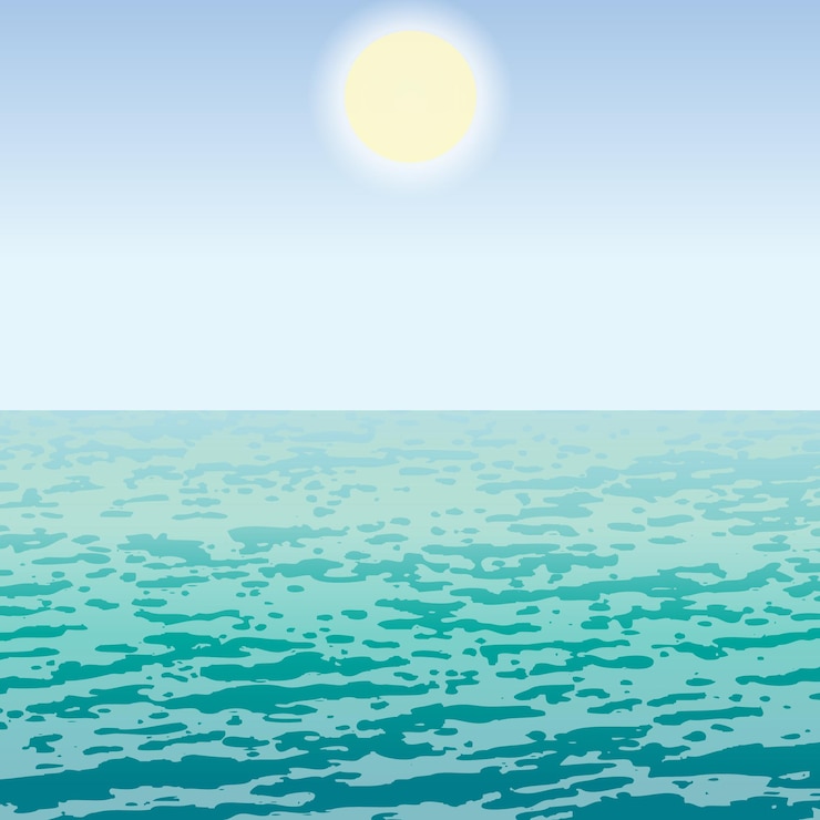 Vecteur cielo y mar