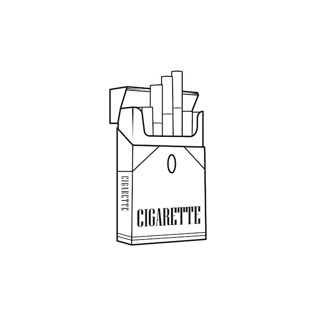 Vecteur la cigarette