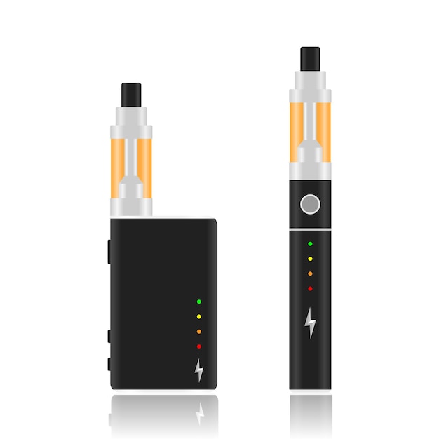 Cigarettes électroniques. Appareils modernes pour le vapotage. Équipement hipster pour fumer