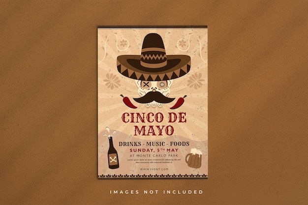 Vecteur circulaire cinco de mayo