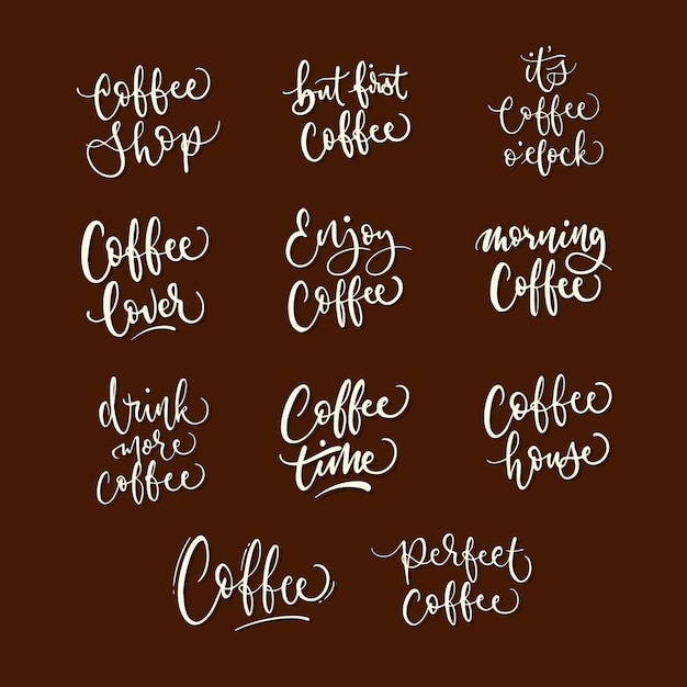 Les citations de la main de café