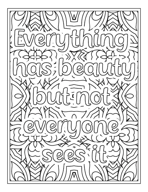 Citations De Motivation à Colorier Page De Livre Citations Inspirantes Coloriage Page à Colorier