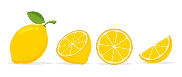 Citron Jaune. Le Citron Est Un Fruit Acide Et Riche En Vitamine C. Il Aide à Se Sentir Frais.