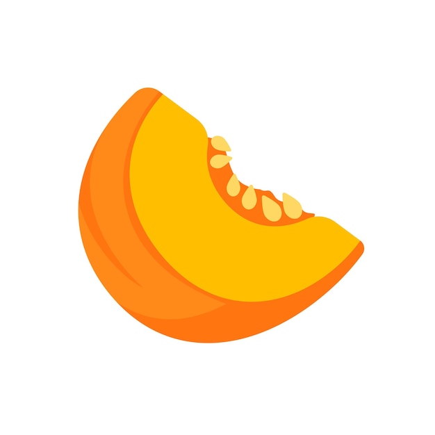 La citrouille orange est un légume à haute énergie pour la cuisine