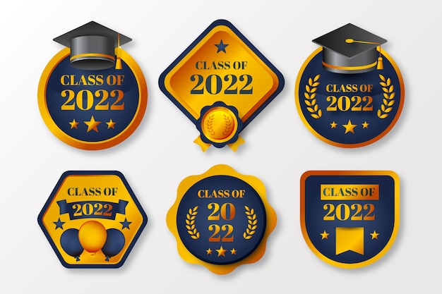 Classe De Dégradé De La Collection De Badges 2022