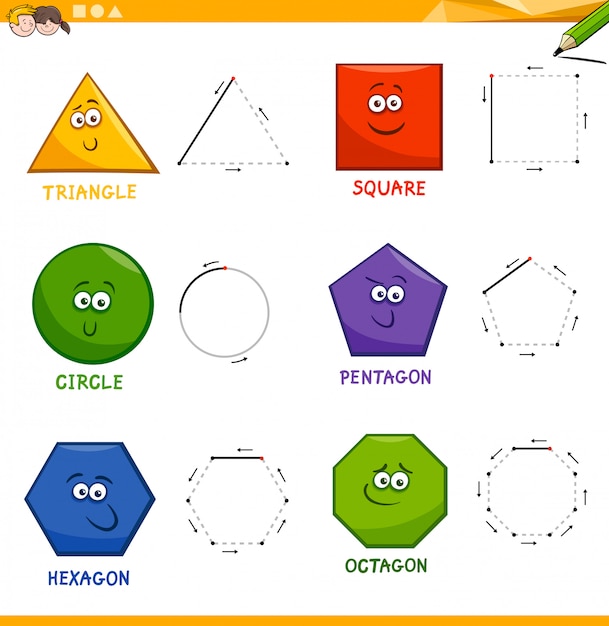 Classeur De Dessin De Formes Géométriques De Base