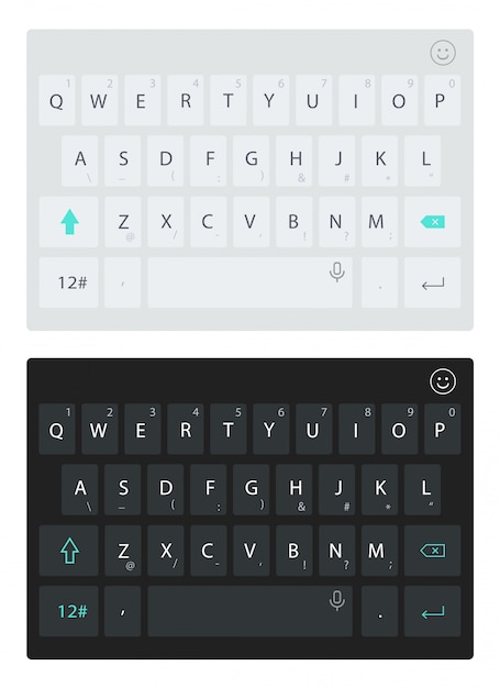 Clavier virtuel smartphone