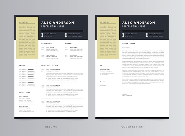 Clean CV ou CV et modèle de lettre de motivation