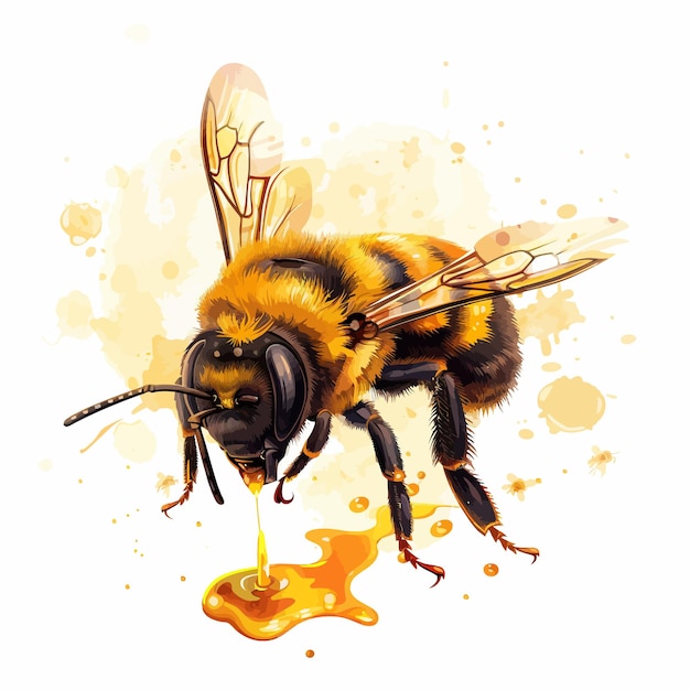 Clipart de l'abeille