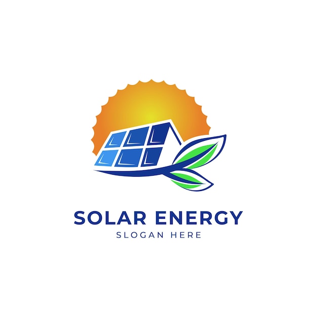 Clipart De Conception De Logo D'énergie Solaire De Maison Solaire Convient Aux Entreprises De Technologie Solaire