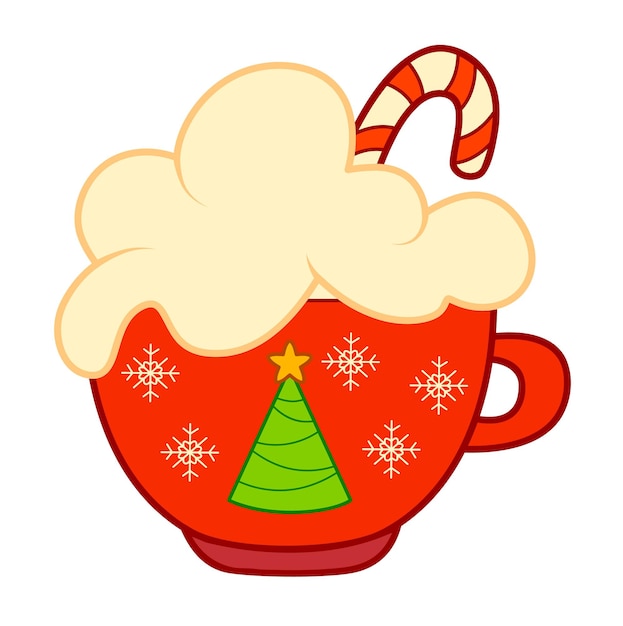 Vecteur clipart de dessins animés de noël. coupe clipart illustration