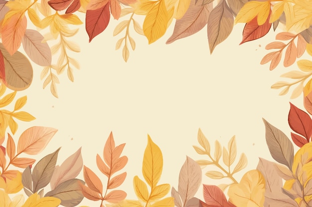 Clipart vectoriel du motif de feuilles