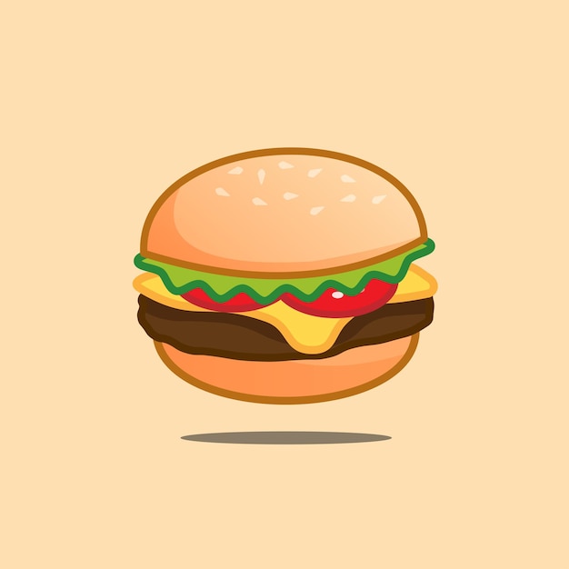 Clipart Vectoriel De Hamburger