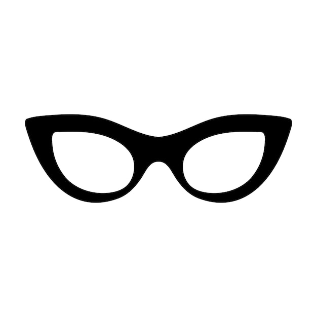 Clipart Vectoriel Des Lunettes En Forme D'oeil De Chat Eps10