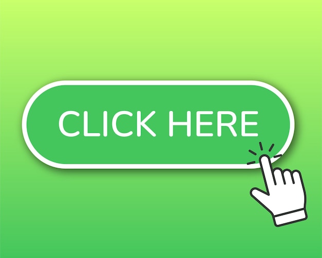 Cliquez sur le bouton du site Web en cliquant à la main