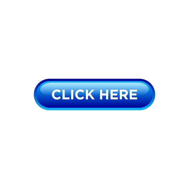 Vecteur cliquez ici bouton modèle de vecteur de site web