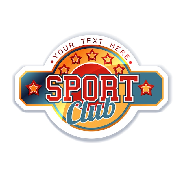 Vecteur club de sport