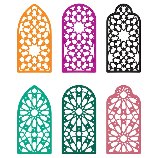 Cnc modèle abstrait bordure vectorielle