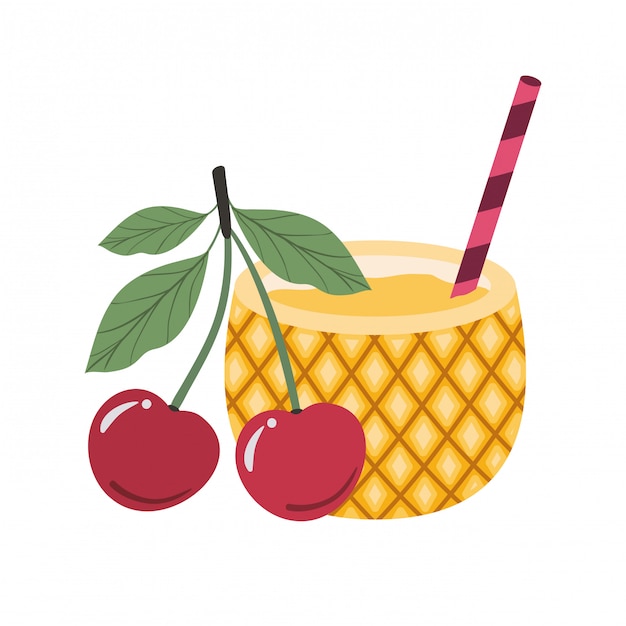 Cocktail D'ananas Pour L'été