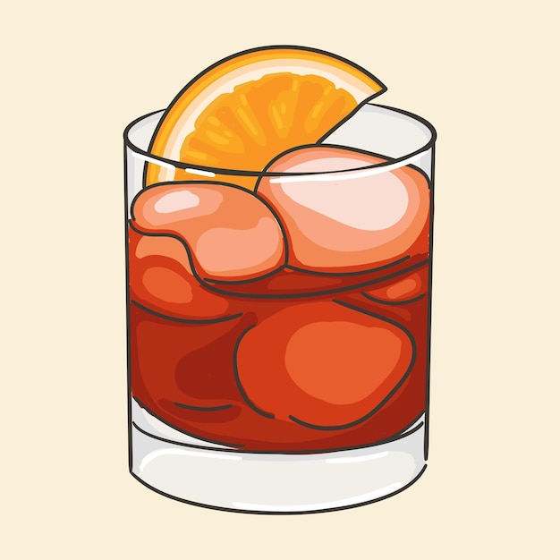 Cocktail à base de gin Negroni