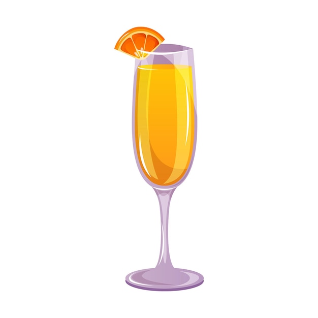 Cocktail Classique Mimosa Au Jus D'orange Champagne Cocktails Apéritifs Italiens Boisson Alcoolisée