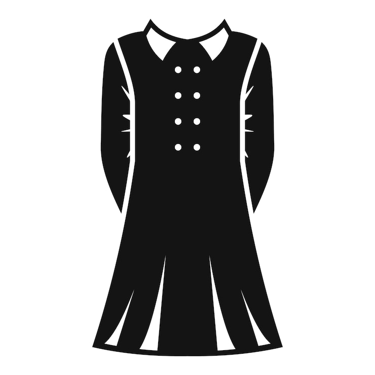 Vecteur code éducation icône simple vecteur mode chemise enfants collège