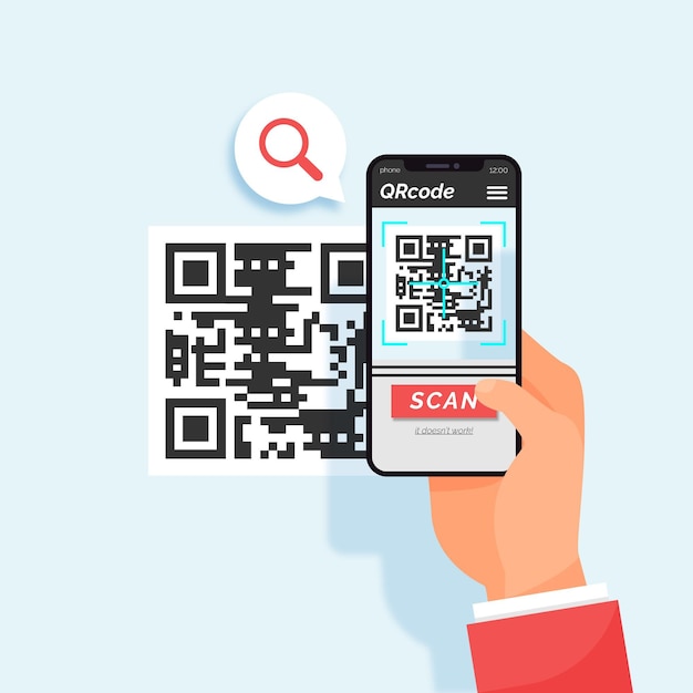 Code Qr De Numérisation De Smartphone