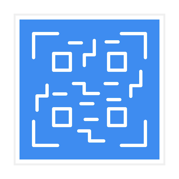 Code QR Scanner d'image vectorielle d'icône Peut être utilisé pour le shopping et le commerce électronique
