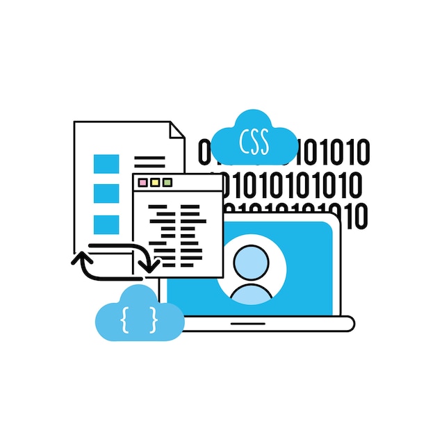 code de système de programmation d&#39;informations technologiques