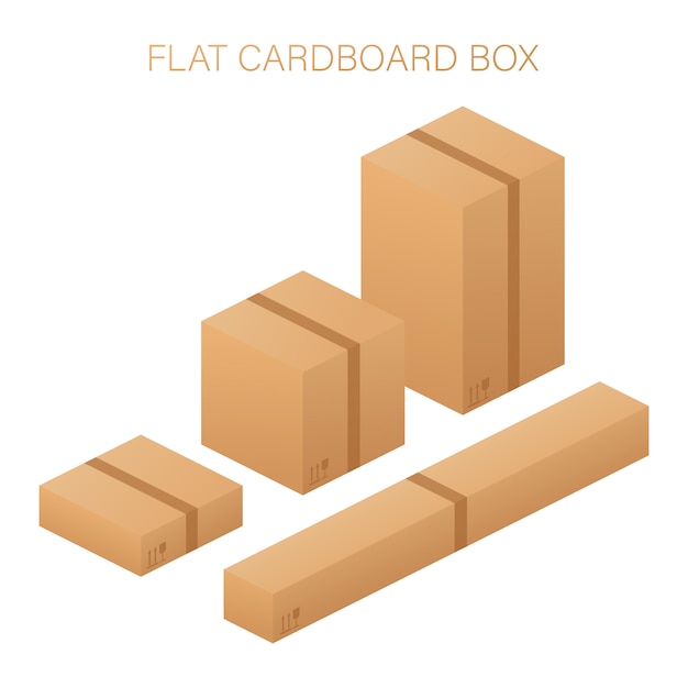 Coffret Carton Plat