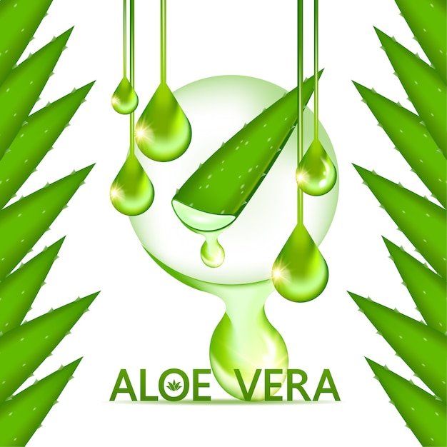 Collagène Et Sérum D'aloe Vera Pour Les Cosmétiques De Soins De La Peau