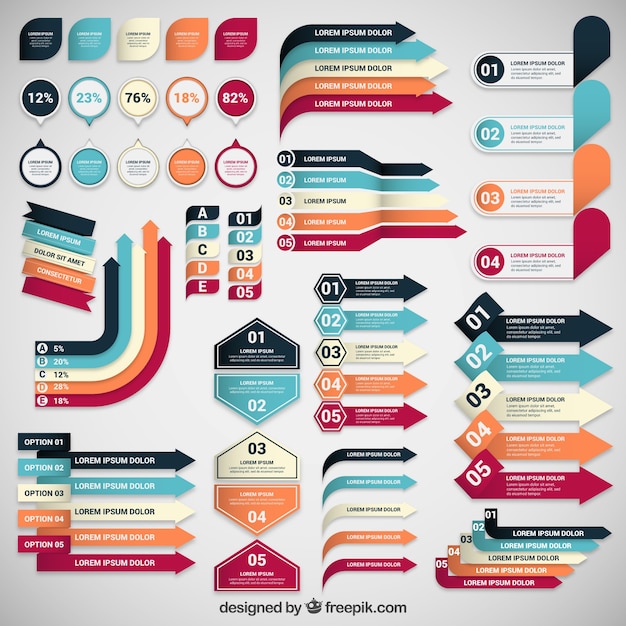 Collecte Des Bannières Infographiques