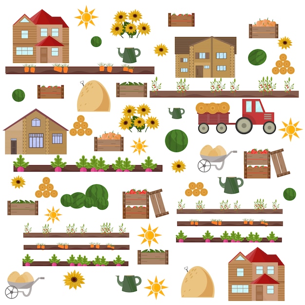 la collecte des éléments agricoles