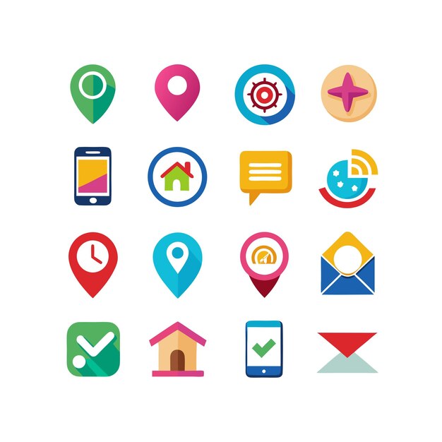 Collecte des icônes de contact pour les sites Web et les applications mobiles