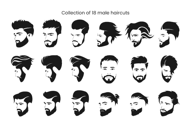 Collection De 18 Coupes De Cheveux Masculines