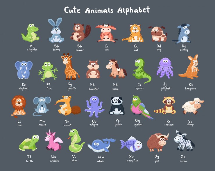 Collection d'animaux dessinés