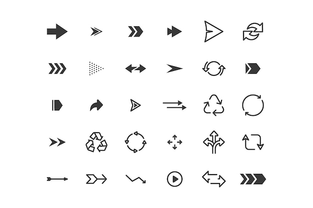 Collection d'arêtes vectorielles illustrées