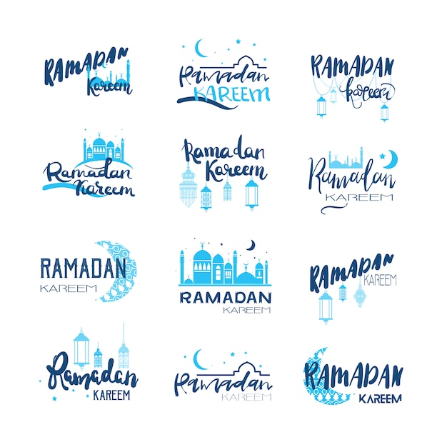 Collection De Badges Ramadan Kareem
