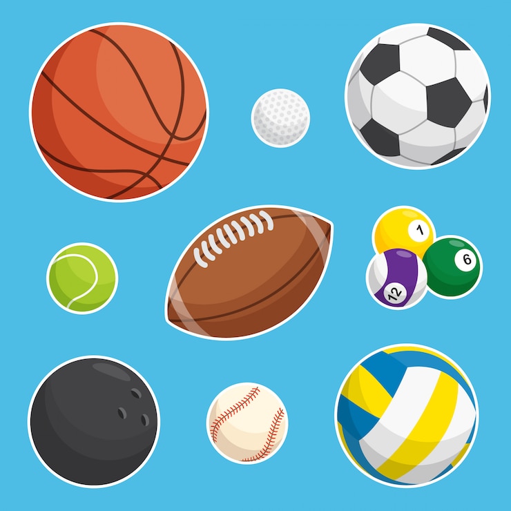 Vecteur collection de balles de sport