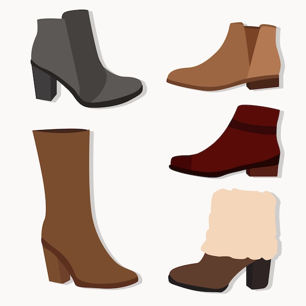 Collection De Bottes D'automne