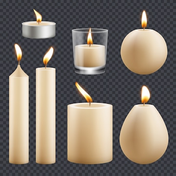 bougie dorée flamme scintillante brûlant. éléments de conception décoratifs  de fête de mariage ou d'anniversaire. Bougie ronde isolée en or réaliste 3d  flammes rougeoyantes sur fond transparent 16074719 Art vectoriel chez  Vecteezy